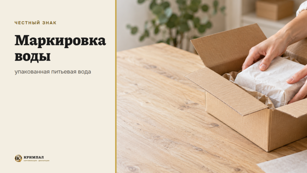 Маркировка упакованной воды в «Честном знаке»