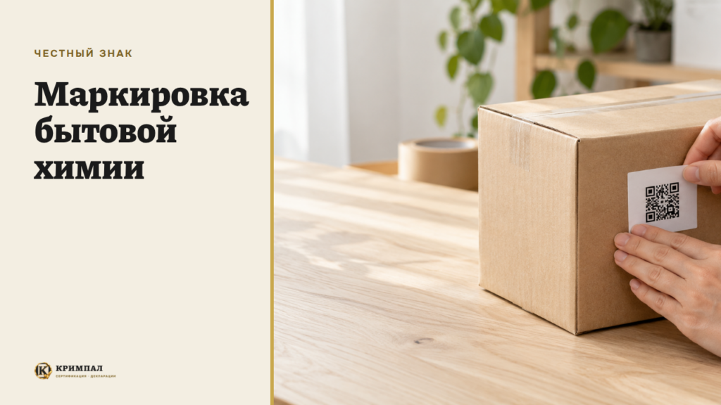 Маркировка бытовой химии в «Честном знаке»