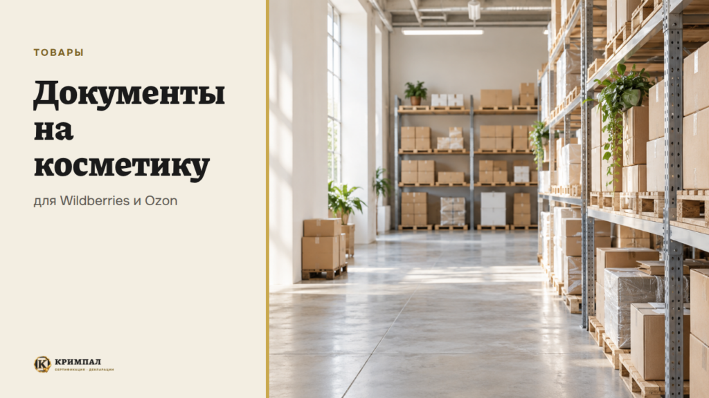 Какие документы нужны для продажи косметики на Wildberries и Ozon в 2026 году
