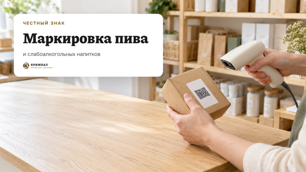 Маркировка пива и слабоалкогольных напитков