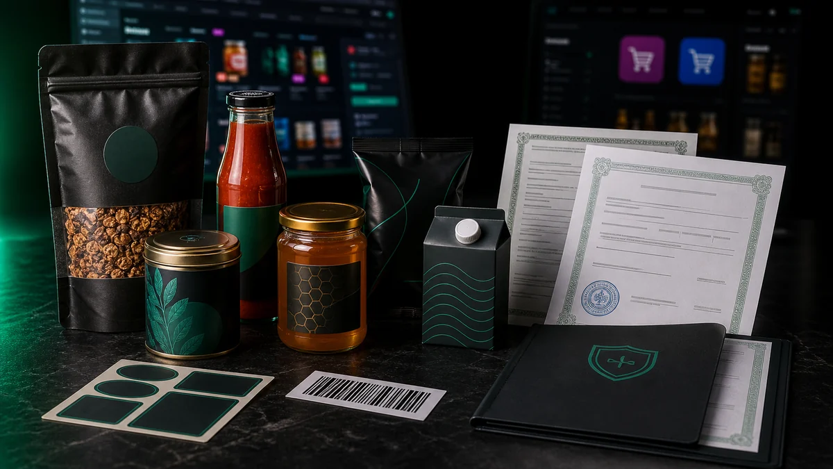 документы на продукты питания для Wildberries и Ozon