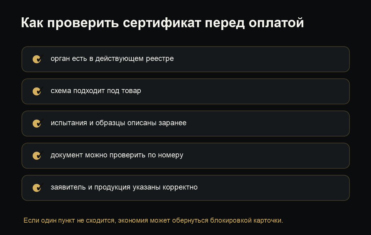 как проверить киргизский сертификат в реестре