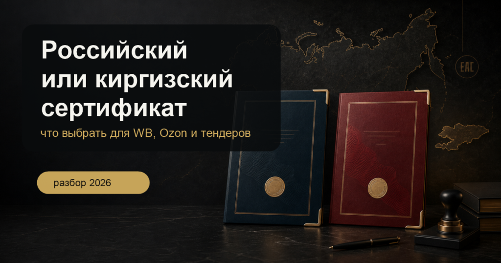 российский или киргизский сертификат для маркетплейсов
