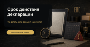 срок действия декларации соответствия