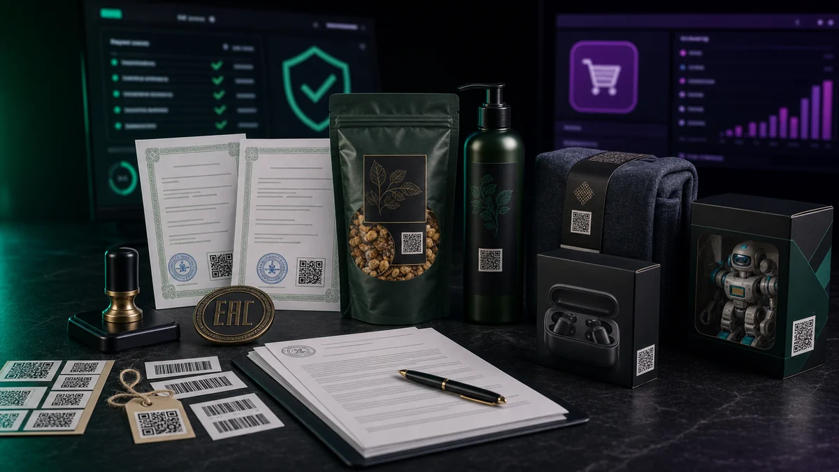 документы и маркировка товара для Wildberries