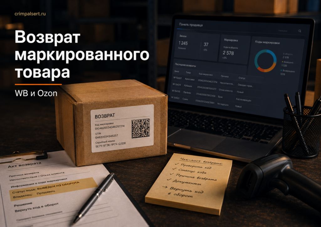 Возврат КИЗ с Wildberries и Ozon: как вернуть товар в оборот