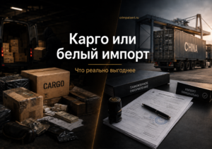 Карго или белый импорт из Китая: сколько реально стоит каждый вариант