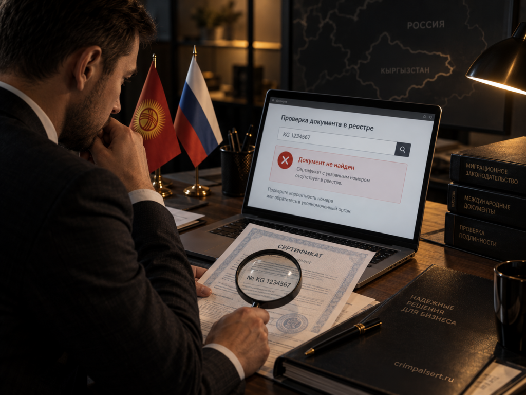 Киргизский сертификат перестал работать в России: как проверить документ и что делать дальше
