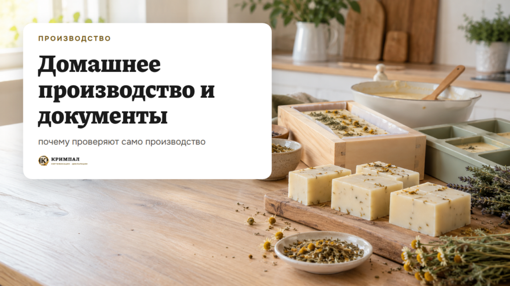 Домашнее производство и документы: почему проверяют само производство и что для этого нужно