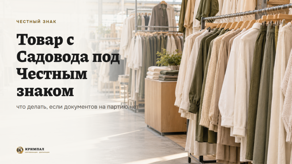 Купили товар на Садоводе, а он под Честным знаком: что делать, если документов на партию нет